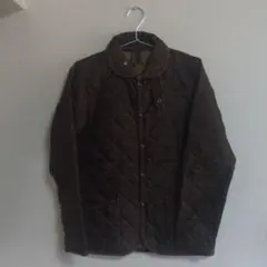 フード欠品 ラベンハム キルティングジャケット ブラウン 38サイズ