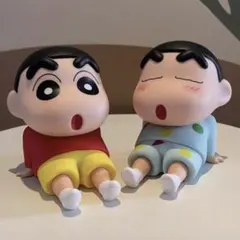 クレヨンしんちゃん スマホスタンド 2体セット
