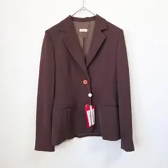 【新品タグ付】MAX&Co. active ジャケット M 赤茶色 イタリア製