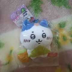 ハチワレ ちいかわ 八つ橋　ぬいぐるみキーホルダー 京都限定