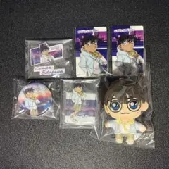 名探偵コナン セガラッキーくじ アクスタ 缶バッジ キーホルダー 江戸川 コナン