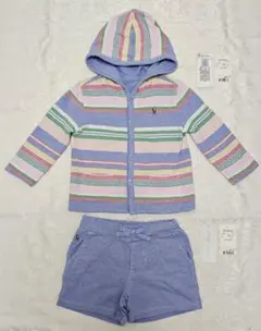 ラルフローレン リバーシブル セット 85 パーカー短パン