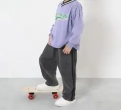 devilrock サイドラインデニムパンツ　150センチ