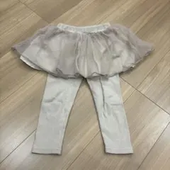 petit main チュール付きレギンス 100