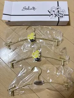 Salute ハンガー 3本セット 専用箱付き - メルカリ