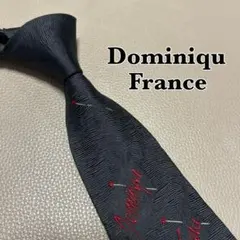 【新品未使用✨️】ドミニックフランス 楽器柄 バイオリン シルバーメンズ ネクタイ 新品未使用✨️】ドミニックフランス 楽器柄 バイオリン シルバー