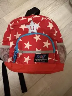 最終値下げ済み★ベビーリュック★赤　星柄