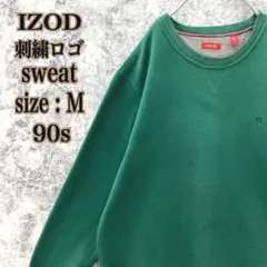 IS453 US古着アイゾッドワンポイント刺繍ロゴVガゼットスウェット人気90sのサムネイル