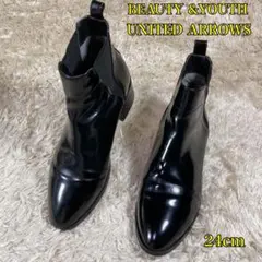 BEAUTY &YOUTH UNITED ARROWS サイドゴアブーツ　BK