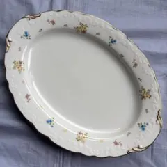 ✅【直接取引】ノリタケ Noritake Ivory China 楕円形 大皿 35cm　✅ NORITAKEノリタケ 日本陶器会社 ローレンス 楕円形プレート＆17.5cm