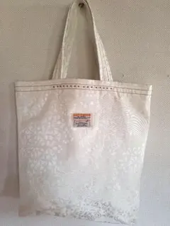 トートバッグ ホワイト、ハンドメイド