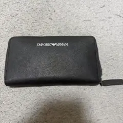 EMPORIO ARMANI ラウンドファスナー長財布 ブラックのサムネイル