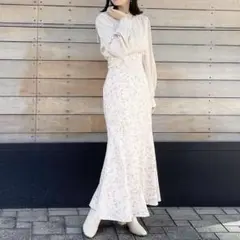 リリアンカラット チェルシーフラワーマーメイドスカート