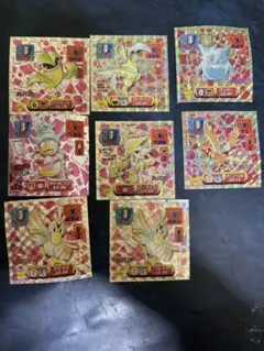 ポケモン　最強シール烈伝　8枚セット　キラ