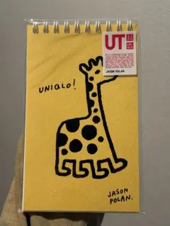 ユニクロ JASON POLAN リングノート キリン柄のサムネイル