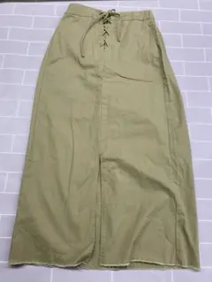 GU ジーユー　レースアップナローミディスカート　Mサイズ　AD15