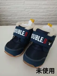 未使用　ミキハウス DOUBLEB ダブルビー　 スノーブーツ