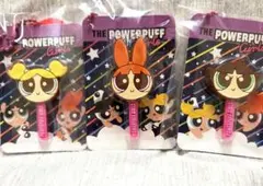 パワーパフガールズ 棒付きフェイスチャーム 3個セット タイトー