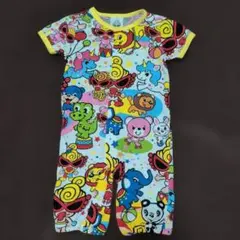 60〜70★ヒステリックミニ★ミニちゃん＆おもちゃ柄！カバーオールつなぎ★Fのサムネイル