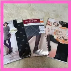 【Atsugi&福助】THE LEG BARタイツ60デニール他3足セット
