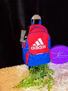 adidas バックパック 赤と青
