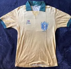 再値下] ジーコ直筆サイン入り ブラジル代表ユニフォーム 86年W杯