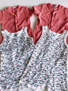 プチバトー　ロンパース　まとめ売り