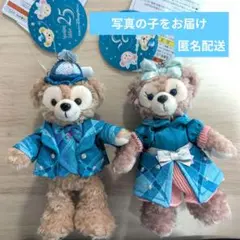 ディズニーシー25周年 ダッフィー シェリーメイ ぬいぐるみバッジ セット