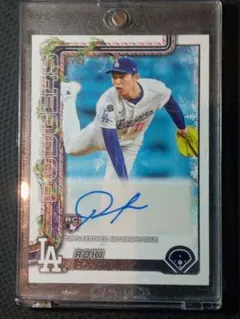 5枚限定】佐々木朗希 直筆サイン パッチ /5 RC 2025 Topps - メルカリ