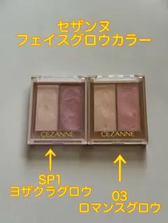 CEZANNE セザンヌ フェイスグロウカラー SP1&03