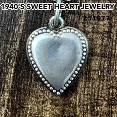 スウィートハートジュエリードット シルバー ヴィンテージネックレス NAVY