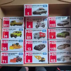 トミカ ミニカーセット 13台セット　開封未使用