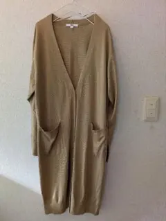 UNIQLO ベージュ ロングカーディガン Lサイズ