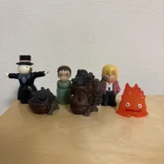 【希少・2004年初期版】ハウルの動く城 指人形 6体フルセット 刻印あり 廃盤