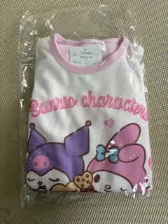 サンリオ　パジャマ　110 薄手長袖パジャマ　上下セット　マイメロディ、クロミ