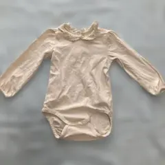 レース付き襟 ロンパース 80‼️