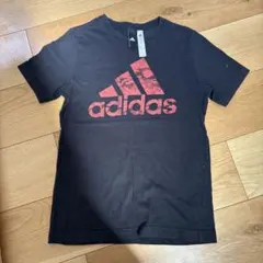 adidas キッズ 半袖 Tシャツ 150cm ブラックのサムネイル