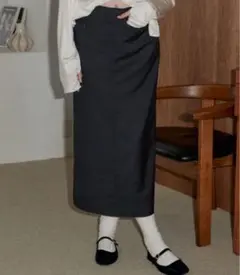 【GIUNON】front pocket stripe skirt size1