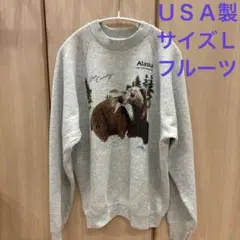 90s フルーツオブザルーム　ヴィンテージ　古着　スウェット　アメリカ製　格安