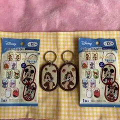 新品　ディズニー　タグキーホルダー　チップとデール　2個セット