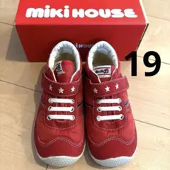 MIKI HOUSE DOUBLE.B スニーカー 19.0cm レッドのサムネイル
