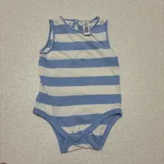 baby GAP ボーダー ロンパース 6-12ヶ月のサムネイル