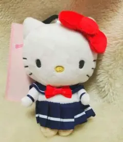 ハローキティ　セーラー服　制服　マスコットホルダー　サンリオ　マスコットチャーム