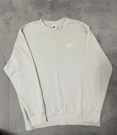 Nike ホワイト トレーナー　Lサイズ