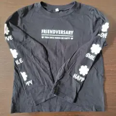 FRIENDVERSARY 長袖カットソー 黒
