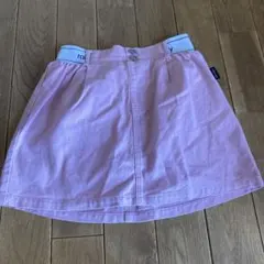 ピンク コットン混紡 スカート