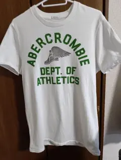 アバクロ Abercrombie&Fitch Tシャツ 白 M マッスル フット