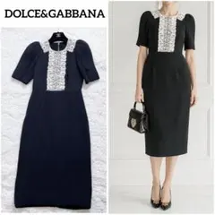 タグ付き D&G ドルチェアンドガッバーナ デイジー レース ワンピース 42 タグ付き D&G ドルチェアンドガッバーナ デイジー レース ワンピース