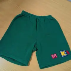 レトロ　ミキハウス　パンツ110サイズ 緑色