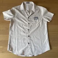 SHEIN メンズ 半袖シャツ ベージュ ポケット付き